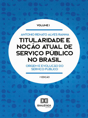 cover image of Titularidade e noção atual de serviço público no Brasil